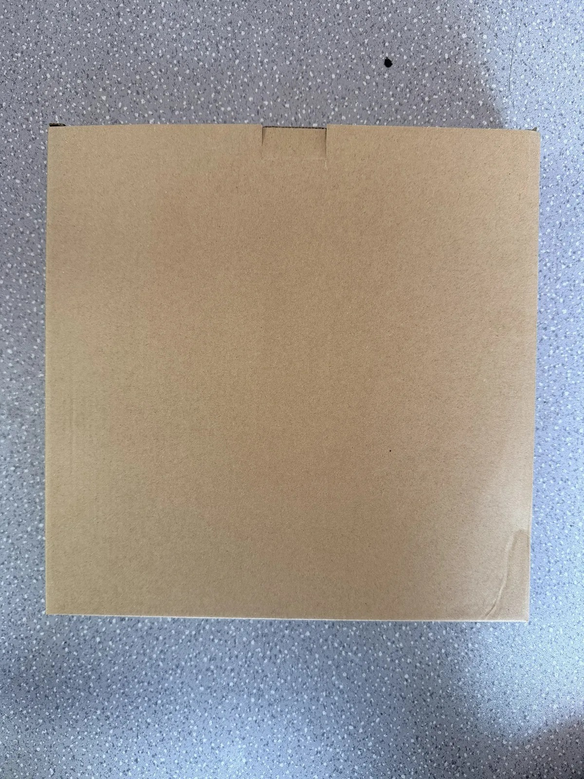 Closed kraft box used for custom wall clock packaging
